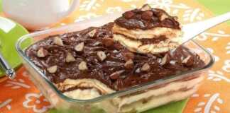 Μπισκοτογλυκό με κρέμα φουντουκιού