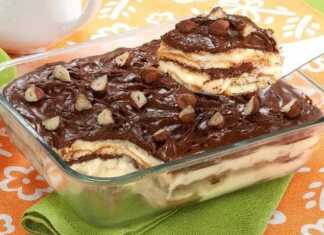 Μπισκοτογλυκό με κρέμα φουντουκιού