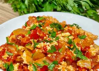 Σαγανάκι με καπνιστό τόφου