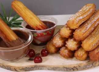 Τσούρος (Churros) με μερέντα ή μαρμελάδα