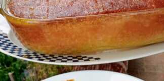 Σιροπιαστό Κέικ Πορτοκαλιού