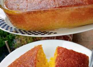 Σιροπιαστό Κέικ Πορτοκαλιού