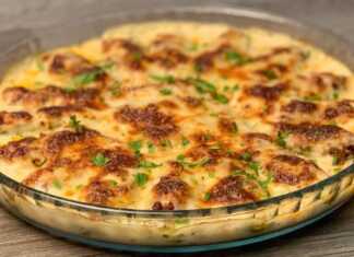 Κολοκυθάκια γεμιστά με κιμά Με σάλτσα μπεσαμέλ