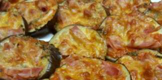 Μελιτζάνες μίνι πίτσες