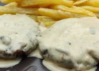 Μπιφτέκια αλα κρέμ με μανιτάρια