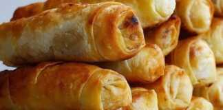 Ρολάκια κοτόπουλου με μανιτάρια