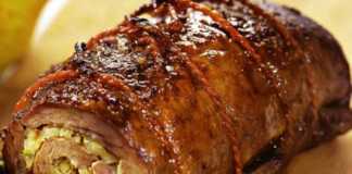 Μοσχαρίσιο ρολό με γέμιση αχλαδιού 🥩