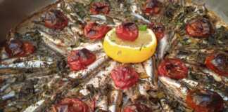 Σαρδέλες Πλακί με Μουστάρδα