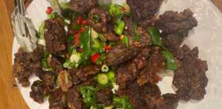 Συκωτάκια κοτόπουλου τηγανητά με τσίλι