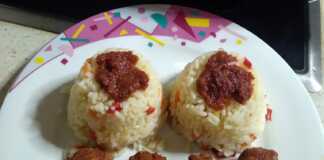 σουτζουκάκια, σμυρνέικα, φούρνος, κιμάς, σάλτσα ντομάτας, κύμινο, ρύζι πιλάφι