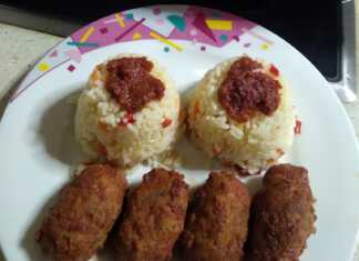 σουτζουκάκια, σμυρνέικα, φούρνος, κιμάς, σάλτσα ντομάτας, κύμινο, ρύζι πιλάφι