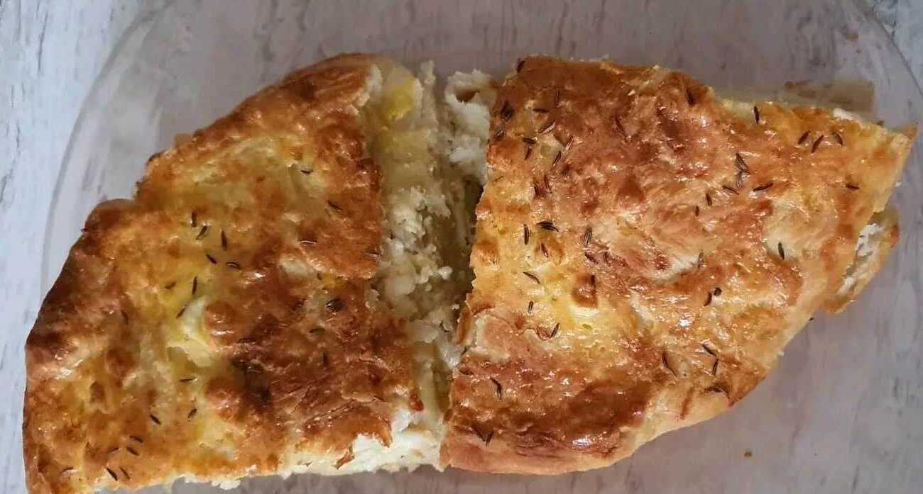 tiropsomokimino1 Τυρόψωμο με κυμινο