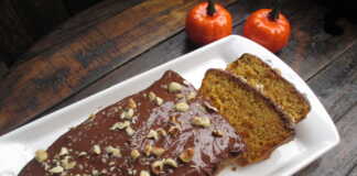 Κέικ κολοκύθας με Κανέλα και Σοκολάτα