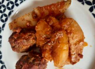 Κεφτέδες με πατάτες στο φούρνο