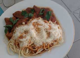 Μοσχάρι κοκκινιστό με Λινγκουίνι