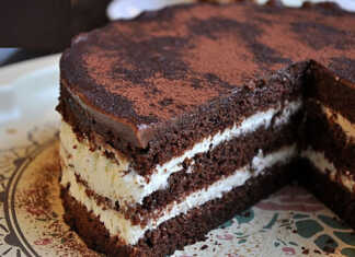 Κέικ σοκολάτας με κρέμα τυριού
