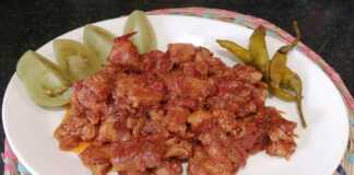 Τηγανιά κοτόπουλο με σάλτσα