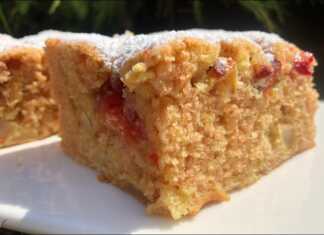 Μήλο-δαμασκηνόπιτα