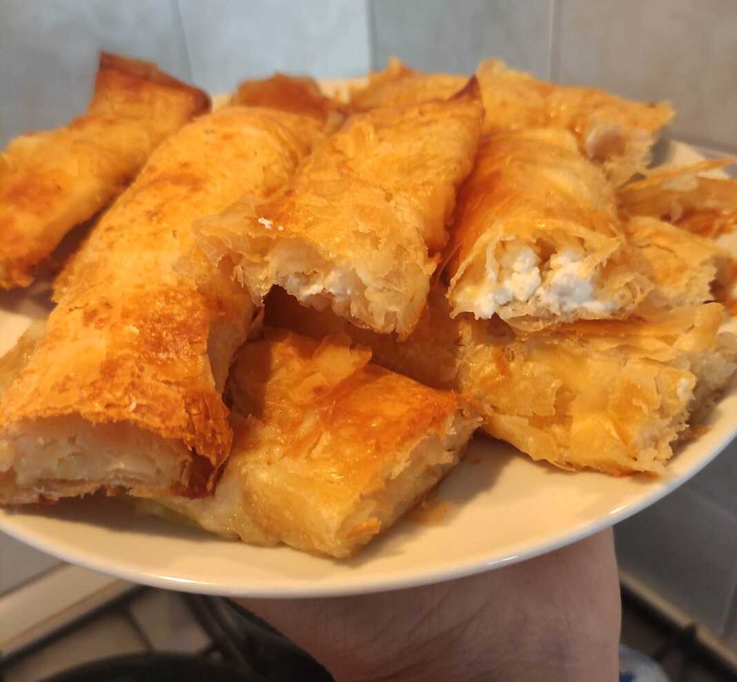 Ρολάκια Σφολιάτας με φέτα