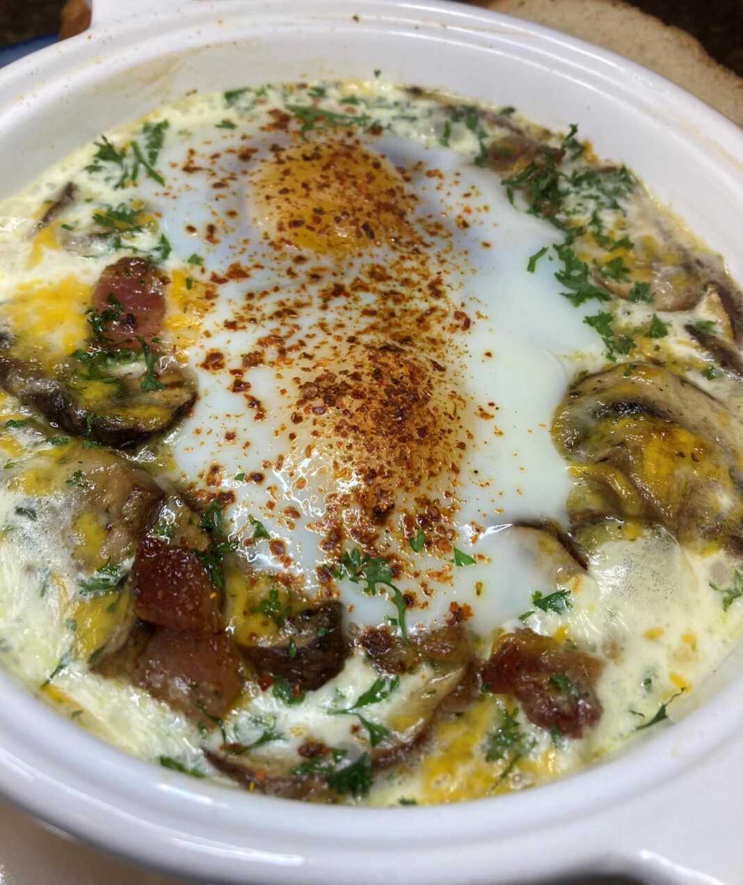 Σαγανάκι Μανιταριών