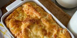 Εύκολο Σουφλέ Ψωμιού με Αυγά και Τυρί: Η ιδανική συνταγή για πρωινό!