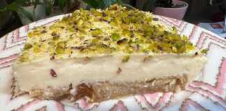 Γλυκό με Κρέμα και Φρυγανισμένο ψωμι του Τοστ