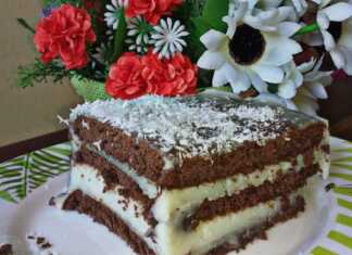 Ένα κλασικό κέικ μπισκότων Ένα κλασικό κέικ μπισκότων