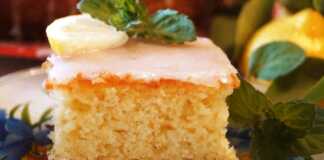 Ελαφρύ κέικ λεμονιού