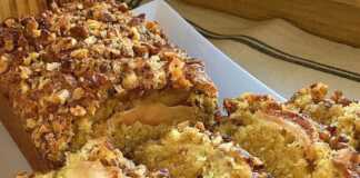 Κέικ μήλου με κανέλα και ξηρούς καρπούς