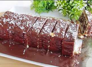 Αν έχετε μπισκότα στο σπίτι! Φτιάξτε αυτό το απίστευτα νόστιμο γρήγορο και εύκολο επιδόρπιο ΜπισκοτοΓλυκό με σοκολάτα