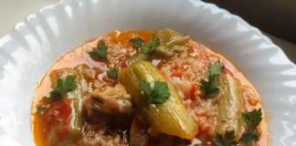 Πρασόρυζο με κοτόπουλο