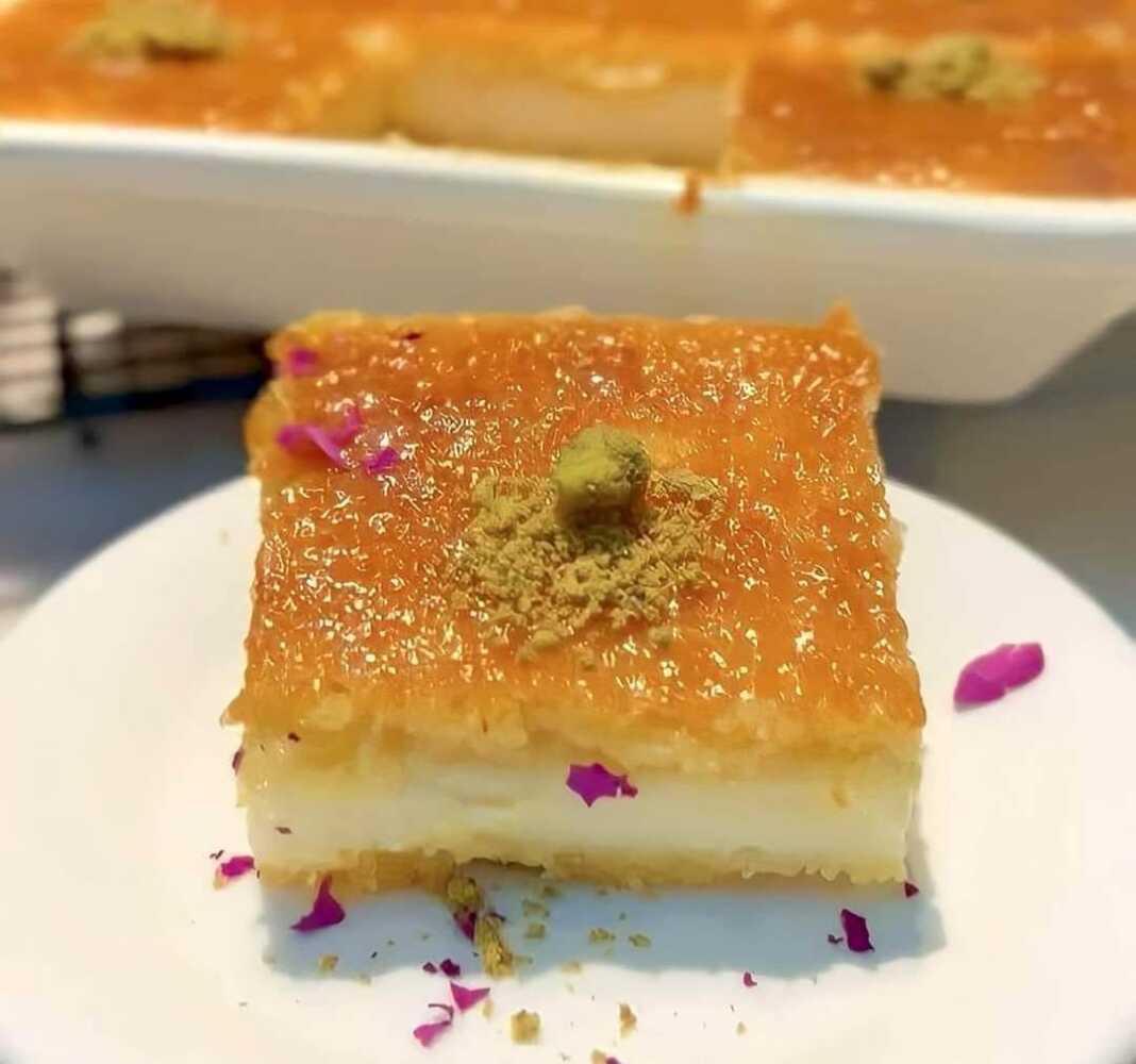 basbousa Μπασμπούσα με κρέμα