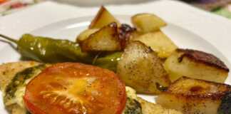 Φέτες κοτόπουλου στο φούρνο