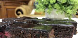 Κέικ σοκολάτας-καφέ χωρίς αυγά