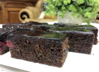 Κέικ σοκολάτας-καφέ χωρίς αυγά