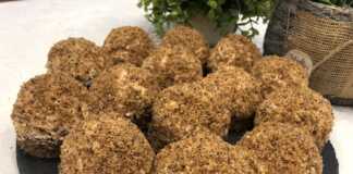 Κεκάκια με σοκολάτα και μπανάνα.