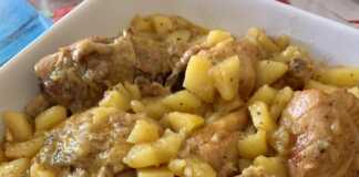 Κοτόπουλο με μουστάρδα και πατάτες στο φούρνο Κοτόπουλο με μουσταρδα και πατατες στο φουρνο