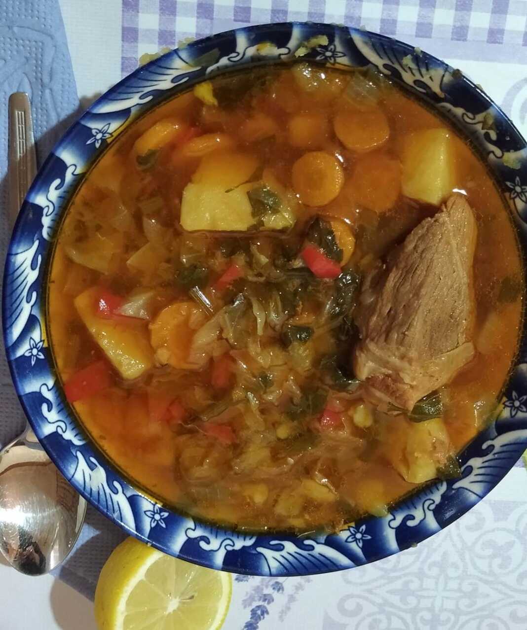 Κρεάς με μπόλικα λαχανικά!