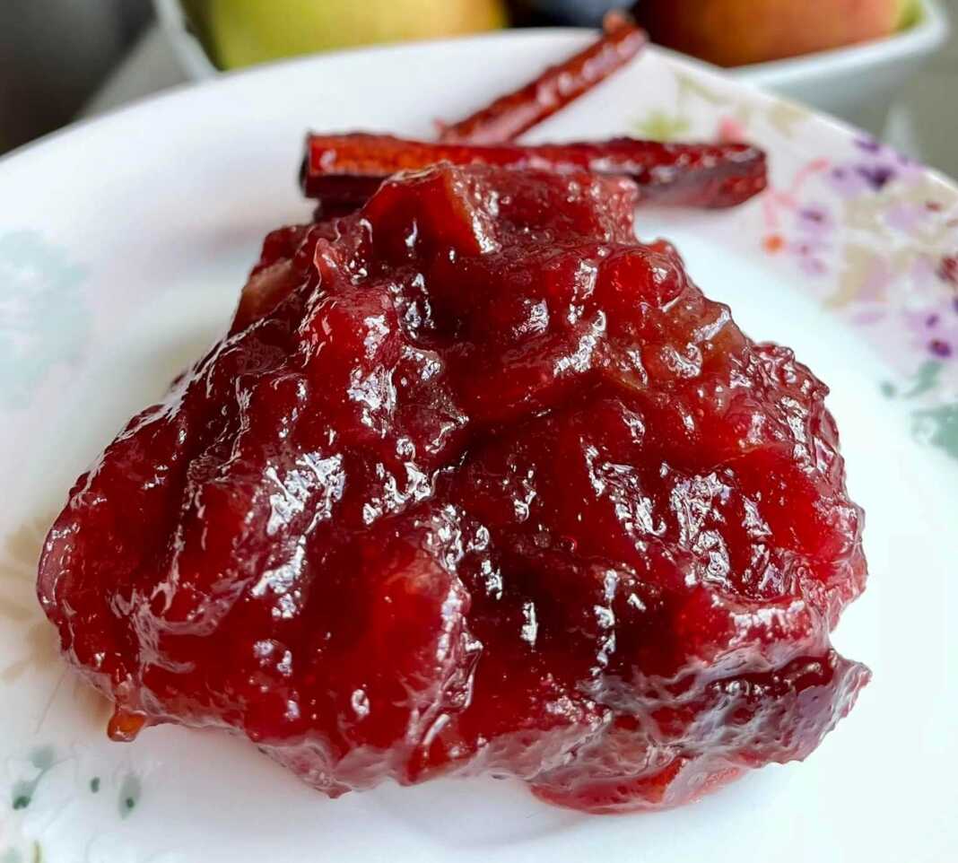 Μαρμελάδα δαμάσκηνο στο φούρνο