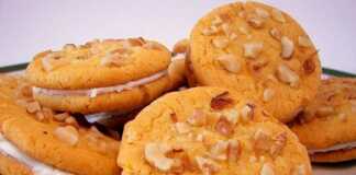 Mπισκότα μελιού με κρέμα 