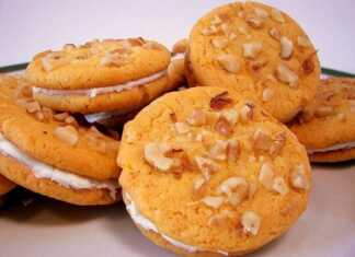 Mπισκότα μελιού με κρέμα 