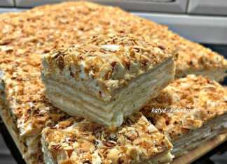 Σούπερ νόστιμο κέικ με 3 υλικά….χωρίς πολλή ταλαιπωρία! Κέικ Ναπολέον