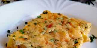 Πατάτες με αυγά στο Ταψί