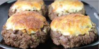 Φωλιές κιμά με γέμιση 