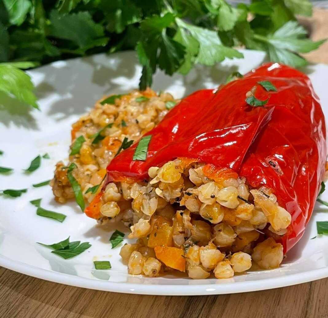 Γεμιστές πιπεριές με φαγόπυρο