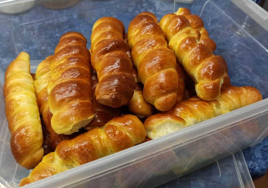 Πιροσκί σε ζύμη από κεφίρ