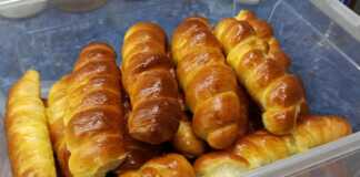 Πιροσκί σε ζύμη από κεφίρ