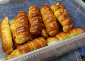 Πιροσκί σε ζύμη από κεφίρ