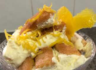 Χριστουγεννιάτικο Tiramisu με γευση λεμονιού Tiramisu με γευση λεμονιού