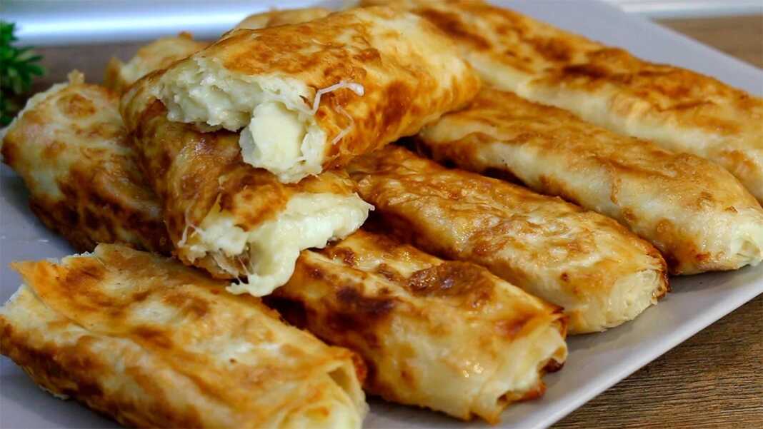 Φλογέρες με τυρί